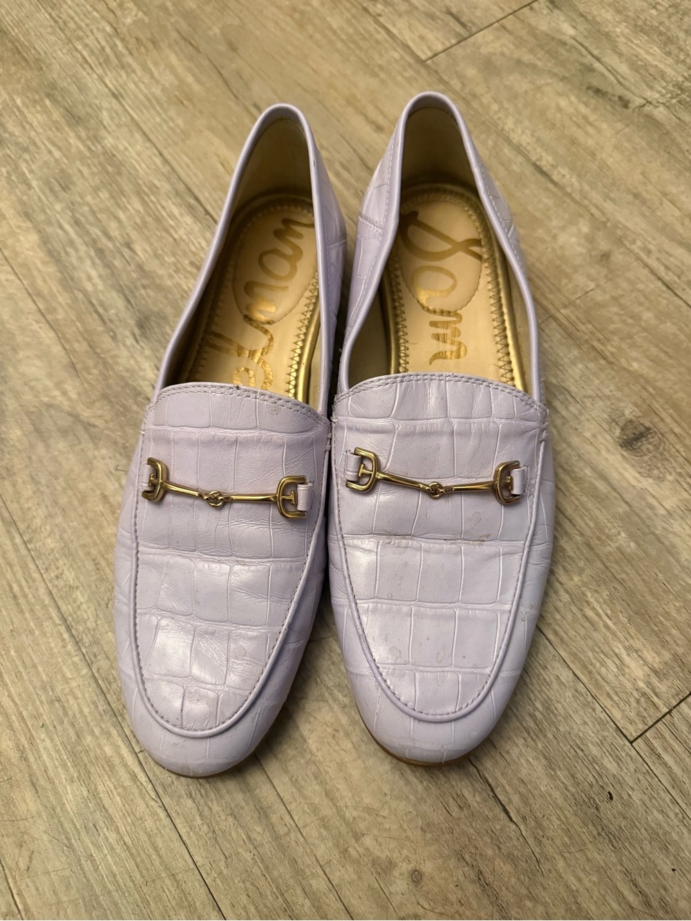 Light purple Sam Edelman loafers